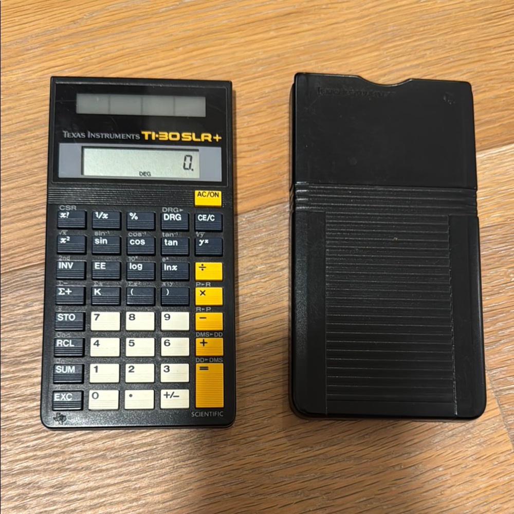 Vintage Texas Instruments TI-30 SLR+ Scientific Calculator